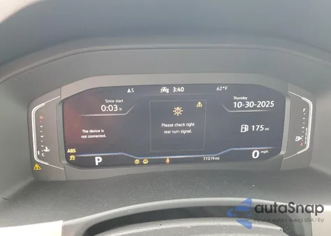 2023 Volkswagen Atlas Cross Sport Se из США, поврежденный, VIN 1V2JE2CA4PC208041